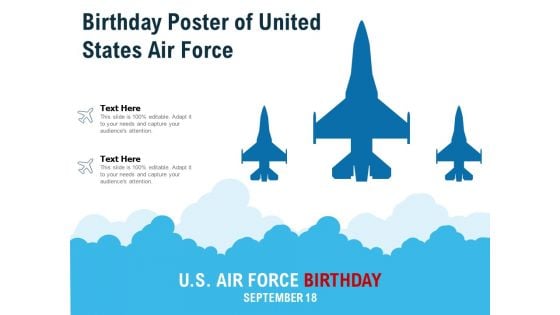 Birthday Poster Of United States Air Force Ppt PowerPoint Presentation Gallery Outline PDF