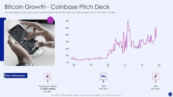Bitcoin Growth Coinbase Pitch Deck Ppt Inspiration Topics PDF