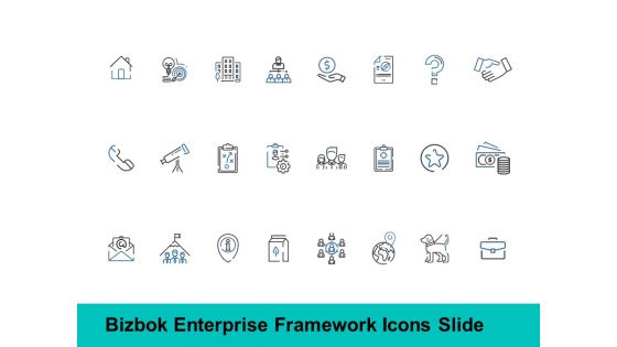 Bizbok Enterprise Framework Icons Slide Opportunity Ppt PowerPoint Presentation Infographics Format Ideas