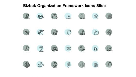 Bizbok Organization Framework Icons Slide Ppt PowerPoint Presentation Infographics Professional