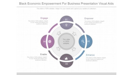 Black Economic Empowerment For Business Presentation Visual Aids