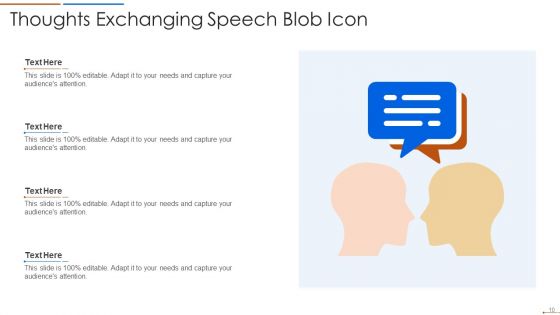 Blob Icon Ppt PowerPoint Presentation Complete Deck With Slides