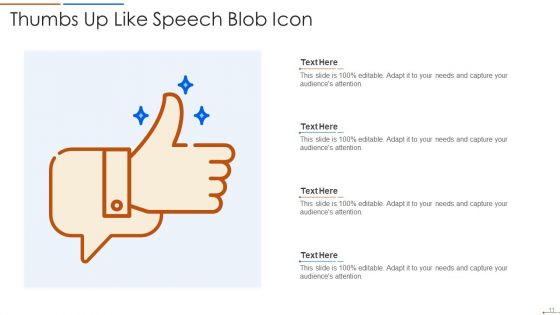 Blob Icon Ppt PowerPoint Presentation Complete Deck With Slides