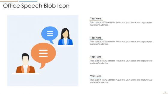 Blob Icon Ppt PowerPoint Presentation Complete Deck With Slides