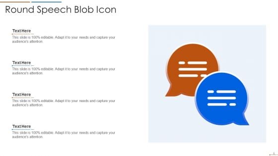Blob Icon Ppt PowerPoint Presentation Complete Deck With Slides
