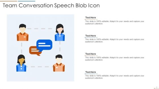 Blob Icon Ppt PowerPoint Presentation Complete Deck With Slides