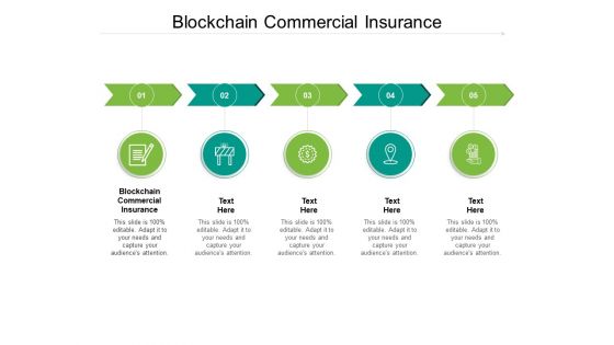 Blockchain Commercial Insurance Ppt PowerPoint Presentation Inspiration Guide Cpb Pdf