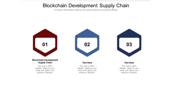 Blockchain Development Supply Chain Ppt PowerPoint Presentation Pictures Template Cpb Pdf