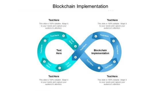 Blockchain Implementation Ppt PowerPoint Presentation Pictures Design Templates Cpb