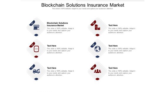 Blockchain Solutions Insurance Market Ppt PowerPoint Presentation Infographic Template Examples Cpb Pdf