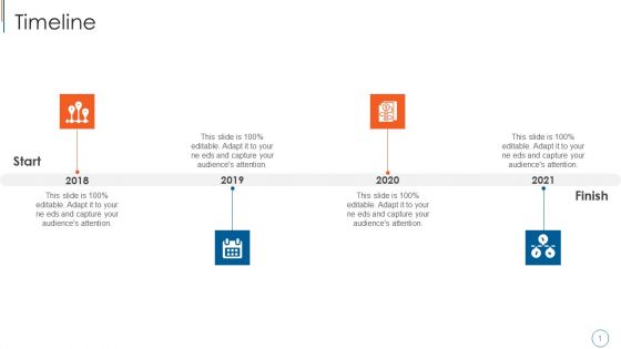 Blockchain Technology To Improve Digitalization In Banking Industry Timeline Structure PDF