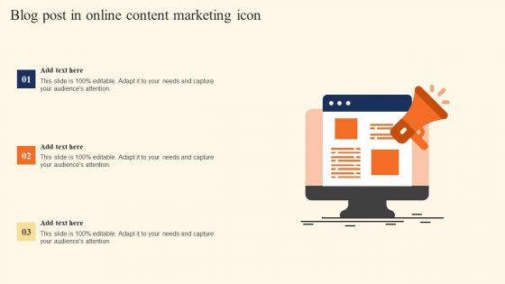 Blog Post In Online Content Marketing Icon Guidelines PDF