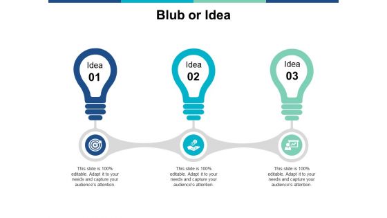 Blub Or Idea Innovation Ppt PowerPoint Presentation Guidelines