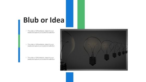 Blub Or Idea Innovation Ppt PowerPoint Presentation Icon Example File