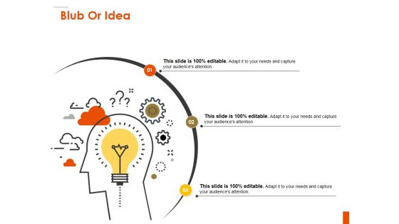 Blub Or Idea Ppt PowerPoint Presentation Inspiration Deck