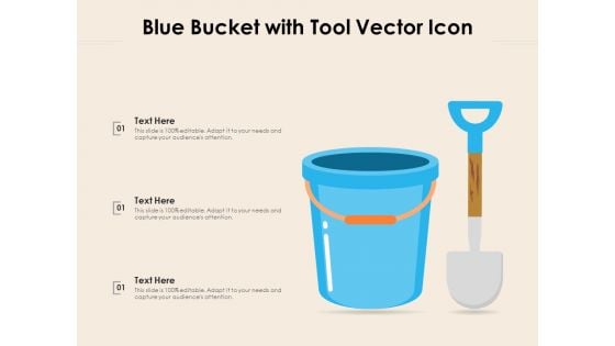 Blue Bucket With Tool Vector Icon Ppt PowerPoint Presentation Icon Ideas PDF