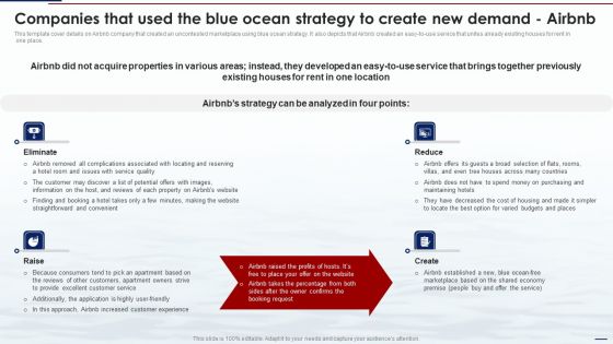 Blue Ocean Tactics Companies That Used The Blue Ocean Strategy To Create New Demand Sample PDF