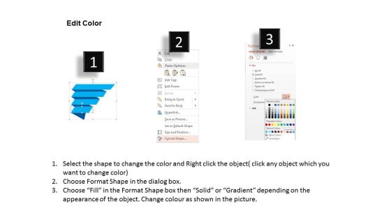 Blue Tags To Display Four Steps Powerpoint Templates