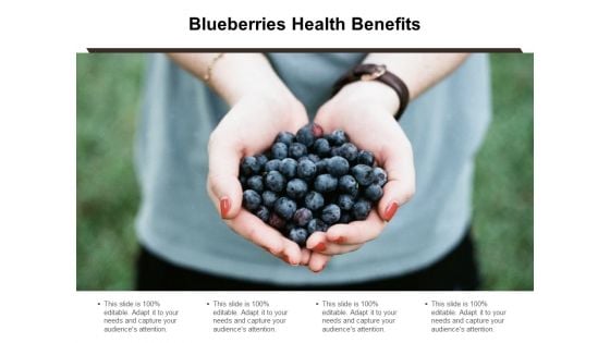 Blueberries Health Benefits Ppt Powerpoint Presentation Inspiration Samples