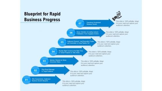 Blueprint For Rapid Business Progress Ppt PowerPoint Presentation Gallery Guidelines PDF