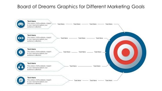 Board Of Dreams Graphics For Different Marketing Goals Ppt PowerPoint Presentation Gallery Pictures PDF