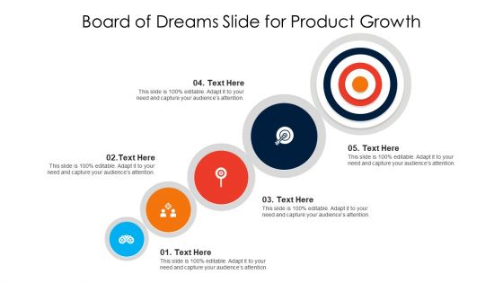 Board Of Dreams Slide For Product Growth Ppt PowerPoint Presentation File Topics PDF
