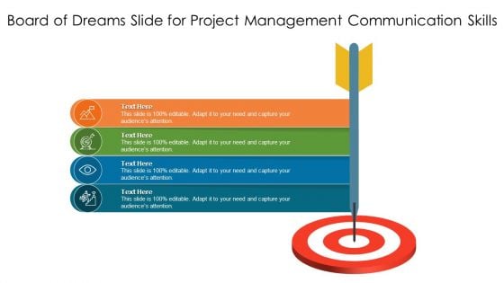 Board Of Dreams Slide For Project Management Communication Skills Ppt PowerPoint Presentation File Slides PDF