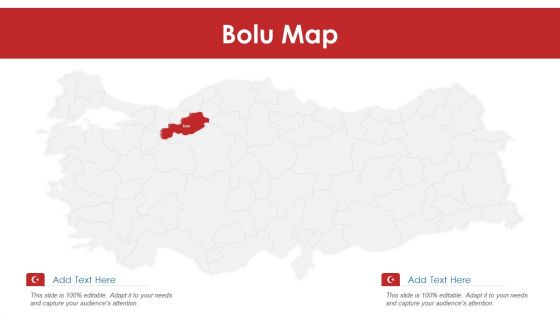 Bolu Map PowerPoint Presentation PPT Template PDF