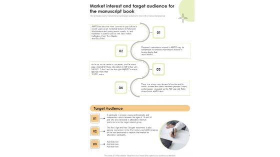 Book Proposal Workshop For Academics Market Interest And Target Audience One Pager Sample Example Document Book Proposal Workshop For Academics Market Interest And Target Audience One Pager Sample Example Document