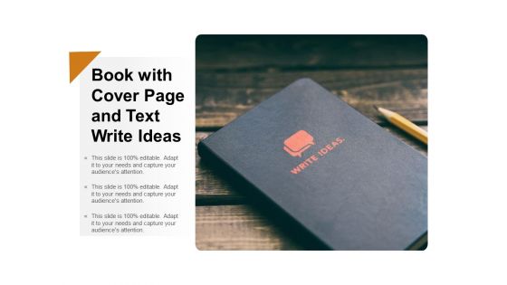 Book With Cover Page And Text Write Ideas Ppt PowerPoint Presentation Infographic Template Show Book With Cover Page And Text Write Ideas Ppt PowerPoint Presentation Infographic Template Show