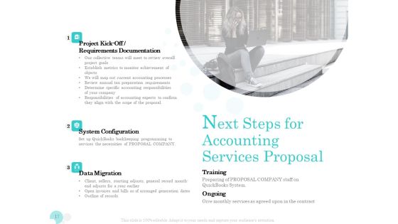 Bookkeeping Proposal Template Ppt PowerPoint Presentation Complete Deck With Slides Slide17