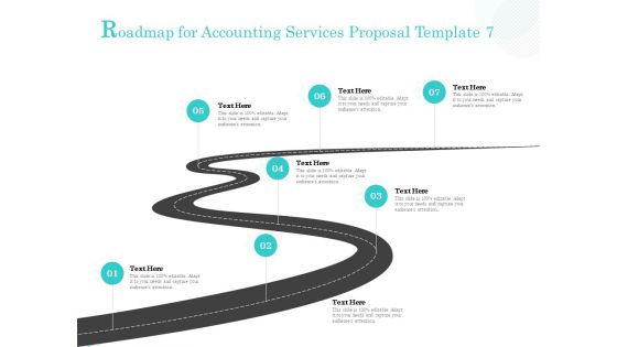 Bookkeeping Roadmap For Accounting Services Proposal Template Seven Process Ppt PowerPoint Presentation Professional Layout Ideas PDF