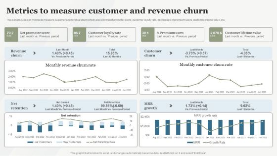 Boosting Customer Base Through Effective Metrics To Measure Customer And Revenue Themes PDF