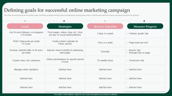 Boosting Product Sales Through Branding Defining Goals For Successful Online Background PDF Boosting Product Sales Through Branding Defining Goals For Successful Online Background PDF