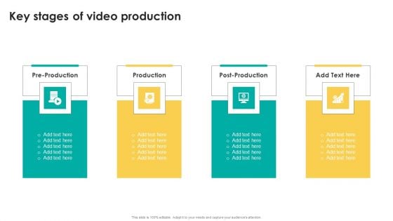 Boosting Search Engine Optimization Using Video Promotion Techniques Key Stages Of Video Brochure PDF