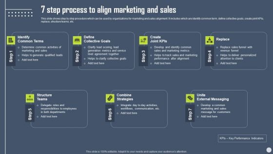 Boosting Yearly Business Revenue 7 Step Process To Align Marketing And Sales Brochure PDF Boosting Yearly Business Revenue 7 Step Process To Align Marketing And Sales Brochure PDF