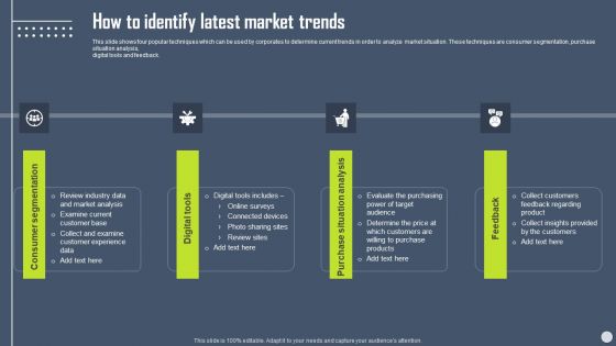 Boosting Yearly Business Revenue How To Identify Latest Market Trends Brochure PDF