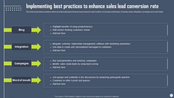 Boosting Yearly Business Revenue Implementing Best Practices To Enhance Sales Lead Themes PDF Boosting Yearly Business Revenue Implementing Best Practices To Enhance Sales Lead Themes PDF