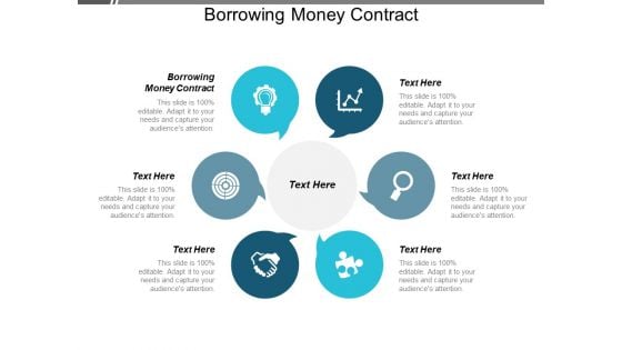 Borrowing Money Contract Ppt PowerPoint Presentation Outline Example Cpb