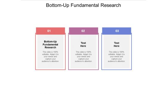 Bottom Up Fundamental Research Ppt PowerPoint Presentation Summary Elements Cpb Pdf