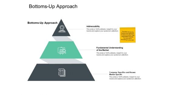 Bottoms Up Approach Ppt PowerPoint Presentation Portfolio Icon