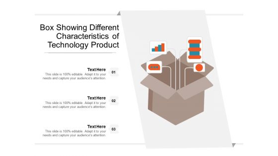 Box Showing Different Characteristics Of Technology Product Ppt PowerPoint Presentation Portfolio Designs Download PDF