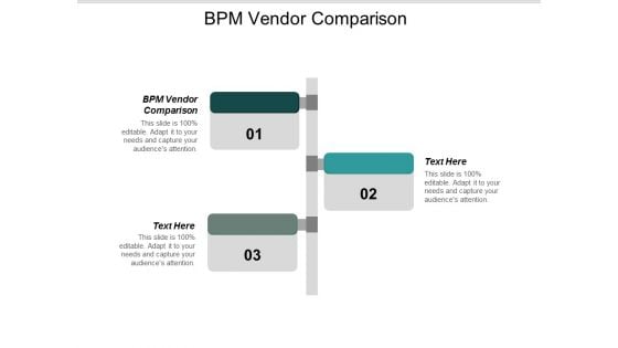 Bpm Vendor Comparison Ppt Powerpoint Presentation Professional Microsoft Cpb