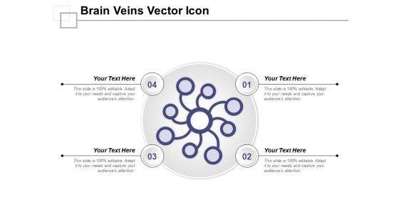 Brain Veins Vector Icon Ppt PowerPoint Presentation Visual Aids Layouts PDF