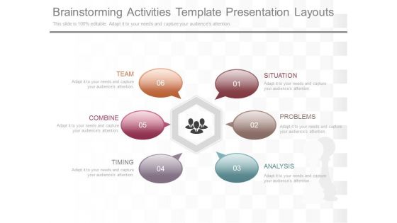 Brainstorming Activities Template Presentation Layouts