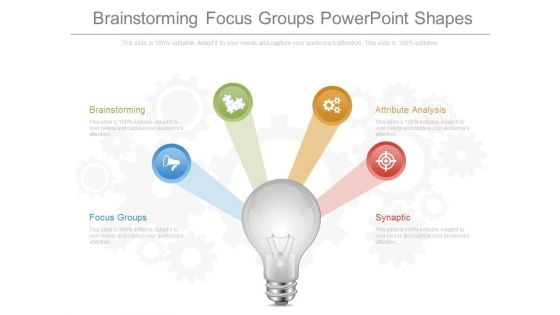 Brainstorming Focus Groups Powerpoint Shapes