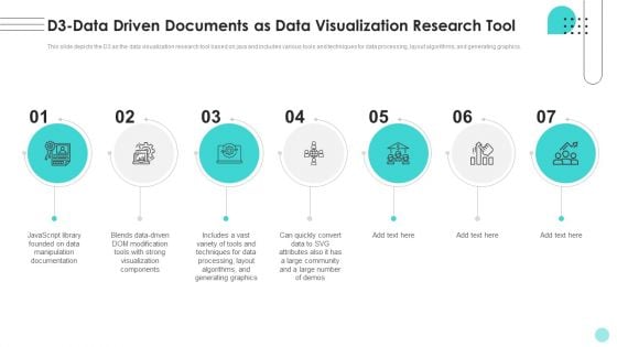 Branches For Visualization Research And Development D3 Data Driven Documents As Data Brochure PDF