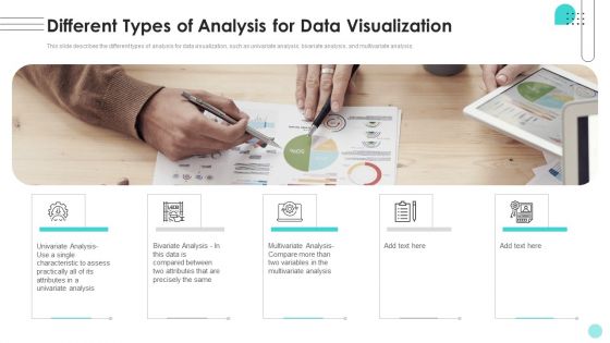 Branches For Visualization Research And Development Different Types Of Analysis Clipart PDF