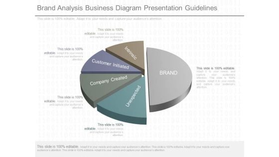 Brand Analysis Business Diagram Presentation Guidelines