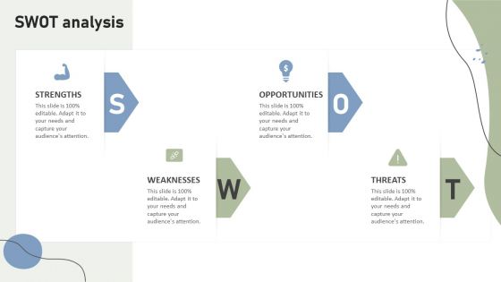 Brand Building Techniques Enhance Customer Engagement Loyalty Swot Analysis Background PDF